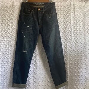 American Eagle button up tomboy jeans